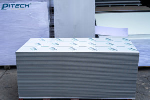 Pitech แผ่นถ่านไม้ไผ่ PVC, แผ่นโฟมฉนวนกันเสียงขนาด5-20มม. แผ่นพลาสติกสำหรับตกแต่งภายใน