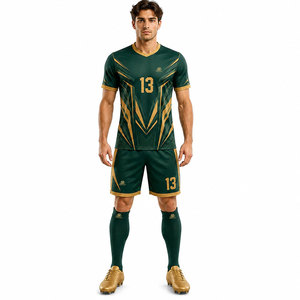 Tenue de sport confortable, ensemble de football, nouvelle arrivée pour les jeunes, ensemble de football au design premium - Product Image 4