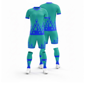 Uniforme de Fútbol Personalizado OEM, Kit de Fútbol por Sublimación |   Tallas para Hombres, Mujeres y Jóvenes |   Ropa Deportiva Ligera de Secado Rápido para Entrenamiento - Product Image 6