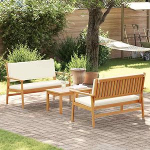 Juego de Sofás de Jardín de 3 Piezas Color Marrón, 47.24 x 25.79 x 31.10 Pulgadas, Muebles Elegantes para Exteriores - Product Image 4