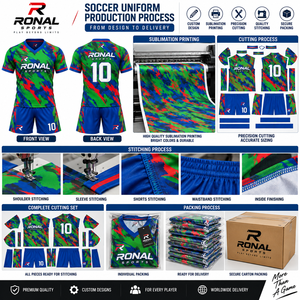 Conjunto de Uniforme de Fútbol Personalizado para Hombre, Transpirable, de Poliéster Liso, Ropa Deportiva, Equipación de Fútbol - Product Image 5
