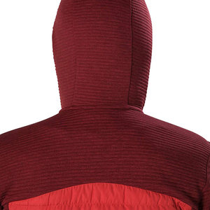 Blouson matelassé tendance en tricot brut pour femme, imperméable, coupe-vent, respirant, écologique, séchage rapide, avec fermeture éclair, rembourrage brillant et capuche - Product Image 5