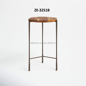 Mesa de Centro de Acero Inoxidable de Diseño de Lujo, Moderna, Hecha a Mano, Duradera, para Sala de Estar, Exportaciones Zahid India - Product Image 1