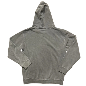 Sudadera con capucha unisex OEM de corte holgado con cremallera, estilo vintage, 500 GSM, forro polar cepillado, lavado ácido, lisa y básica - Product Image 2