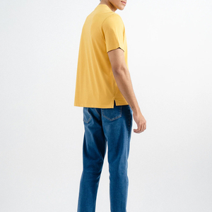 T-shirts pour hommes écologiques, à séchage rapide, de haute qualité, coupe slim, nouvelle mode, décontractés, respirants, 440g, grandes tailles, logo personnalisé - Product Image 3