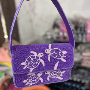 High Quality Indian Handmade Embroidery <b>Crafts</b> Ethnic Wedding Gift Party Bags Wrist Handbag Woman Clutches and Jewelry Pouches - Product Image 1