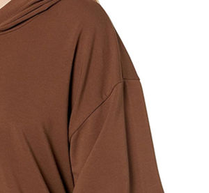 Fabricante OEM ODM, Sudaderas Cortas con Capucha para Mujer, Crea Tu Propio Estilo, Sudadera Corta de Algodón Terry para Mujer - Product Image 4