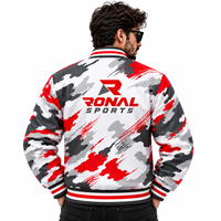 Blouson de baseball personnalisé pour homme en toile et cuir de vache, décontracté, respirant, sans capuche, à fermeture éclair, grande taille, printemps