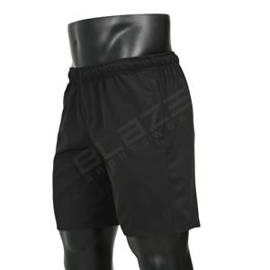 กางเกงขาสั้นออกกำลังกาย Blaze Fight Wear รุ่นสั่งทำพิเศษสำหรับผู้ชาย สไตล์ไฮสตรีท เอวยางยืด ผลิตจากผ้าสแปนเด็กซ์/โพลีเอสเตอร์ แห้งเร็ว สีสโตน - Product Image 3