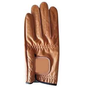 Wholesale Cabretta Leather Breathable Anti <b>Slip</b> White Customized Logo Soft Material <b>Full</b> Fitting Sports Golf Gloves Women Men - Product Image 5