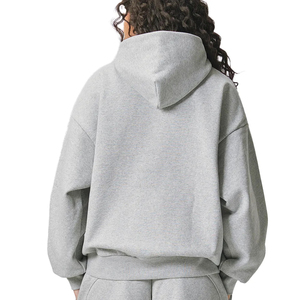 Customized <b>Hoodie</b> Cotton Fleece Streetwear Casual Pullover Hooded Sweatshirt Men Women Unisex Embroidery Logo Wholesale - Product Image 3