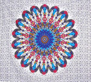 Mantel de Mesa de Algodón con Estampado 3D de Mandala Hindú, Elefante, Estilo Hippie Bohemio, Geométrico, para Eid, Lavable a Máquina - Product Image 4