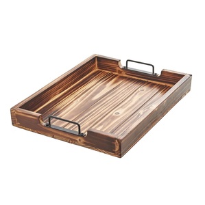 Plateau de service en bois écologique, plateau de petit-déjeuner en bois massif pour la maison, la cuisine, le restaurant, l'hôtel et le café - Product Image 6