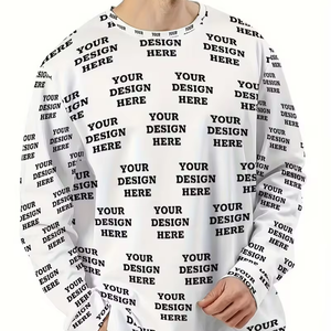 Custom Oversized Men's Sweatshirt for Autumn And Winter Featuring Halloween And Christmas Designs/Texts A Personalized Stylish - Product Image 1