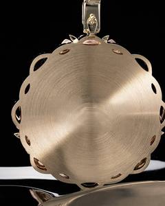 จี้รูปถ่ายโมอิสซาไนต์เงินแท้ 925 ชุบทองคำขาว ดีไซน์ฮิปฮอปสำหรับผู้หญิง พร้อมเอฟเฟกต์ไอซ์ - Product Image 3