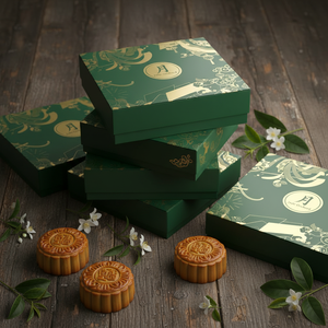 Custom Logo Printing Personalized <b>Box</b> Mid Autumn Festival Mooncake Packaging <b>Box</b> for Premium Gift and Festival Use - Product Image 6