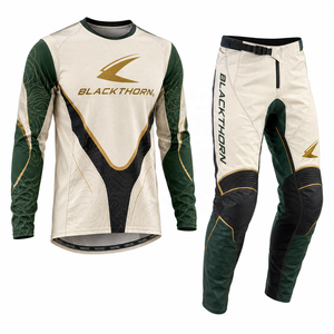 Conjunto de Jersey y Pantalones de Motocross para Hombre, Manga Larga, Impresión por Sublimación, Secado Rápido, Equipación de Carreras de Motociclismo - Product Image 2