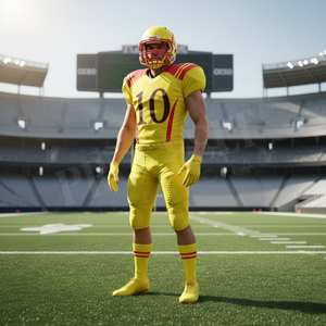 Ensemble de maillots et pantalons de football américain Pro Felt personnalisés, vêtements de sport OEM personnalisés par sublimation, kits d'équipement d'entraînement et de match pour équipes - Product Image 3
