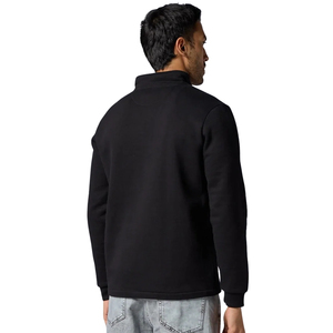 Men's Warm <b>Fleece</b> Quarter Zip Athletic Jacket Custom Soft Lightweight Pullover Outdoor Training <b>Running</b> Sportswear Winter Casual - Product Image 2