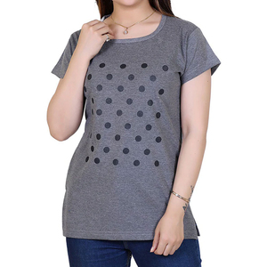 T-shirts pour femmes, dernier design, en vente, qualité supérieure, tendance, manches courtes, été. - Product Image 1