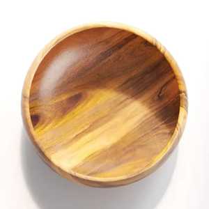 Juego de Ensaladeras de Madera de Acacia Natural Ecológica con Cucharas para Servir, Diseño Moderno, Utensilios de Cocina Ligeros para Acampar - Product Image 5