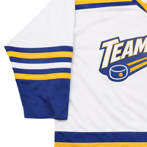 Jersey de Hockey sobre Hielo Totalmente Personalizable |   Ropa Deportiva Sublimada Duradera con Gráficos Impresos del Nombre del Equipo, Corte Regular para Hombre - Product Image 4