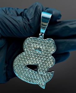 Custom 925 Sterling <b>Silver</b> VVS Moissanite Luxury Hip Hop Men's Personalized <b>Initial</b> Charms GCI & IDGL Certified - Product Image 6