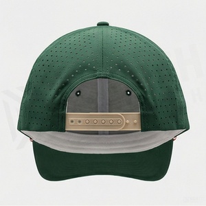 Green 6-Panel Baseball Cap with Embroidered Compass Logo Adjustable Snapback Mesh <b>Hat</b> for Adults Casual Wear Spring <b>Summer</b> - Product Image 2