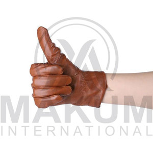 Premium Quality Breathable Material Leather Driving Gloves High Quality Custom Fashion Dressing Men's Leather Gloves - Product Image 6