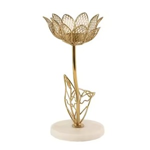 Brass <b>Reindeer</b> Candle Stand <b>Christmas</b> Home Decoration Durable Metal Holder for Holiday Decor - Product Image 3