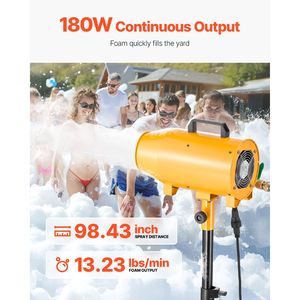 Macchina per Bolle Portatile da 180 W con Pompa Sommergibile e Supporto a Treppiede, Generatore di Schiuma Portatile - Product Image 2