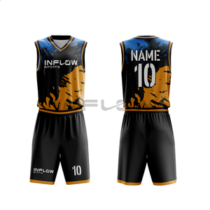 Ensemble de maillots de basket-ball, kit uniforme d'équipe par sublimation, vêtements de basket-ball respirants à séchage rapide pour adultes/enfants - Product Image 6