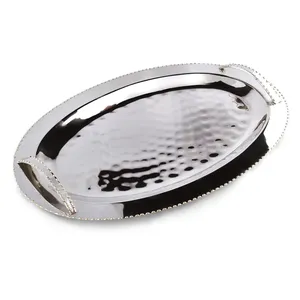 Bandeja Decorativa de Cerámica Hecha a Mano, Ecológica, Estilo Rústico, Minimalista, Contemporáneo, Decoración de Interiores para el Hogar, Premium - Product Image 1