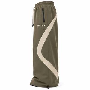 Hot Selling Factory Price High Quality <b>Men</b> Lightweight Casual Mid Wide Leg <b>Trouser</b> Quick Dry Breathable <b>Winter</b> Polyester/Cotton - Product Image 3