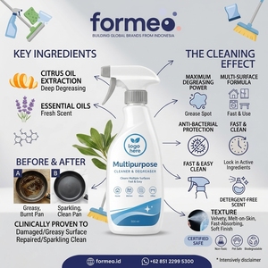 Nettoyant multi-usages personnalisé OEM, parfum écologique, solution de nettoyage pour la cuisine et la maison, nettoyant multi-usages écologique - Product Image 1