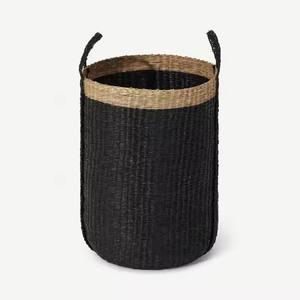 Eco-Friendly Clothing Storage <b>Baskets</b> Natural/customized Color Round/Rectangle/Square Flexible Seagrass water <b>hyacinth</b> <b>basket</b> - Product Image 1