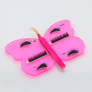 Plateau d'extension de cils de carte de cartographie de haute qualité Extensions de plateau de cils en acrylique réutilisables avec logo personnalisé - Product Image 2