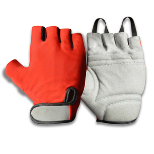 Private Label Leather Half Finger Cycling Gloves-Sports Use Breathable Custom Size Unisex Protective Gear for Racing Outdoor - Product Image 1