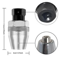Extracteur de boulons et goujons endommagés de 1/4 à 1/2 pouce (6 mm à 12 mm) avec prise de 3/8 pouce pour boulons cassés ou serrés