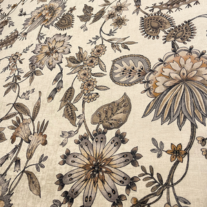 Tissu d'ameublement imprimé floral Gia Jacobean au mètre, élégant motif floral botanique pour meubles et décoration intérieure - Product Image 5