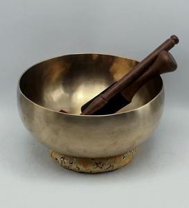 Bol chantant en laiton attrayant, instrument de méditation fait à la main pour le yoga, la pleine conscience, la guérison, la relaxation, l'énergie spirituelle - Product Image 1