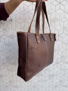 Latest Designer 2026 Genuine Leather Tote <b>Bag</b> Stylish Purse Real Leather Hot Sale Designer Big Size <b>Bags</b> for Women's Multi Use - Product Image 2