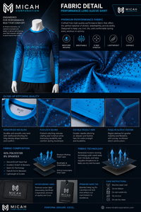 เสื้อแรชการ์ดแขนยาวพิมพ์ลายแบบ Heat-Transfer สำหรับผู้ชาย รุ่นใหม่ปี 2026 จาก Micah Corporation ระบายอากาศได้ดี แห้งเร็ว เหมาะสำหรับเล่นกีฬาและเล่นเซิร์ฟ - Product Image 5