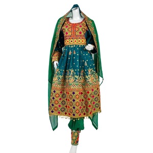 Best Quality Handmade Kutchi Tribal Women's <b>Maxi</b> Formal/<b>Casual</b> Lace Full <b>Sleeves</b> Eco-Friendly Anti-Wrinkle 2026 Afghan <b>Dress</b> - Product Image 3