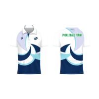 Camiseta Deportiva de Pickleball, Talla Grande, Ligera, Transpirable, Absorbe la Humedad, Protección UV, para Práctica de Pickleball