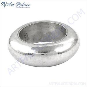 Art Palace Stainless Steel <b>Plain</b> <b>Ring</b> Modern Unisex Fashion Jewelry Daily Wear Gift - Product Image 3