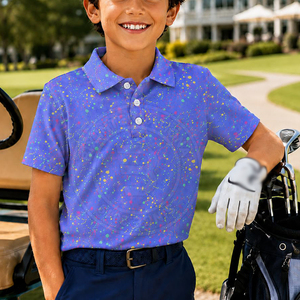 Polos de Golf para Jóvenes, Listos para el Campo, Transpirables, Mezcla de Algodón, Ligeros y Cómodos para Viajes, Prácticas y Uso Diario - Product Image 6
