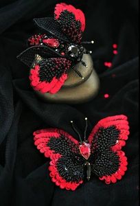 MD HANDICRAFTS Luxury Handcrafted Embroidered Beaded Customizable Insect Brooch <b>for</b> Women & Children <b>for</b> <b>Wedding</b>/Engagement - Product Image 6
