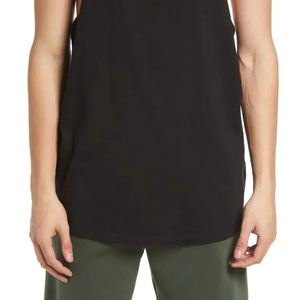 Best Selling High Quality Men's Training Active Wear <b>Tank</b> <b>Top</b> Quick Dry Knitted V-neck High Street Style PolyesterCotton - Product Image 4