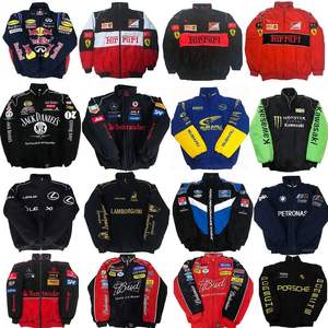 Chaqueta Deportiva de Carreras para Hombre, Estilo Racer, Manga Larga, Calidad Premium, Poliéster/Algodón, Lista para Vender - Product Image 2